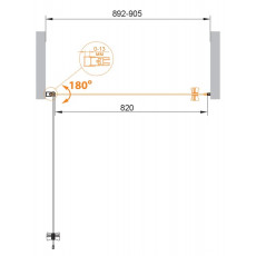 Дверь в проём Cezares ECO-O-B-1-90-C-NERO