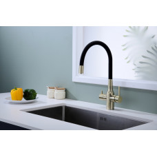 Смеситель для кухни Salix, бронза, Sa213419-BR, Paulmark