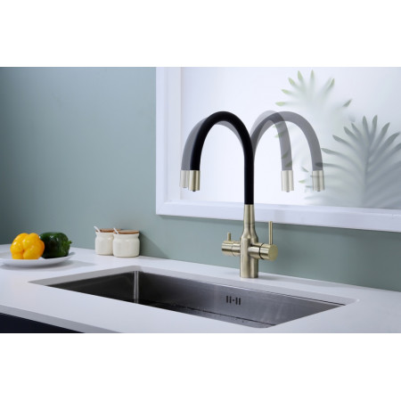 Смеситель для кухни Salix, бронза, Sa213419-BR, Paulmark Смеситель для кухни Salix, бронза, Sa213419-BR, Paulmark