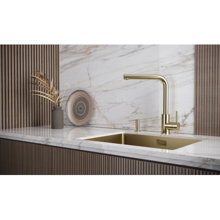 Смеситель для кухни TWIN, светлое золото ,Tw213622-LG, Paulmark Смеситель для кухни TWIN, светлое золото ,Tw213622-LG, Paulmark