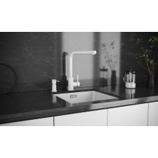 Смеситель для кухни с фильтром TWIN, белый матовый Paulmark Tw213622-WH