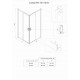 Душевой угол Veconi Rovigo RV-101, 900x800x1900, хром, стекло прозрачное, RV101-8090-01-C4