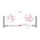 Дверь в проём BelBagno LUCE-BF-1-130-C-Cr Дверь в проём BelBagno LUCE-BF-1-130-C-Cr