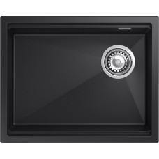 RIVELATO Мойка LINO 554-R 1-чаш 550*440 nero арт.LN-554-R nero