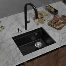 RIVELATO Мойка LINO 554-R 1-чаш 550*440 nero арт.LN-554-R nero