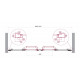 Дверь в проём BelBagno LUCE-BF-2-160-C-Cr