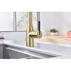 Смеситель для кухни Magneto One, светлое брашированное золото, Ma213188-LG, Paulmark