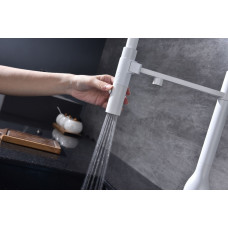 Смеситель для кухни Magneto One, белый, Ma213188-WH, Paulmark