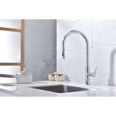 Смеситель для кухни Senso, хром, Se215180-CR, Paulmark