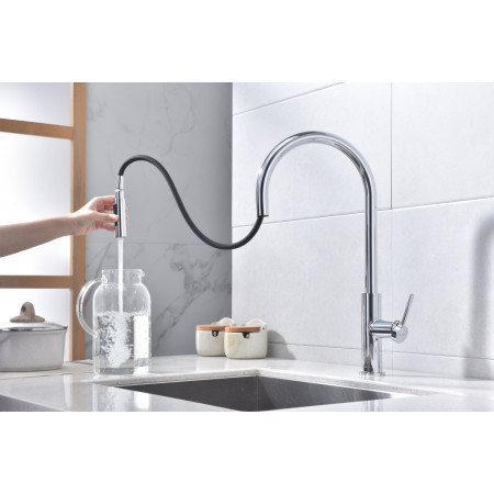 Смеситель для кухни Senso, хром, Se215180-CR, Paulmark