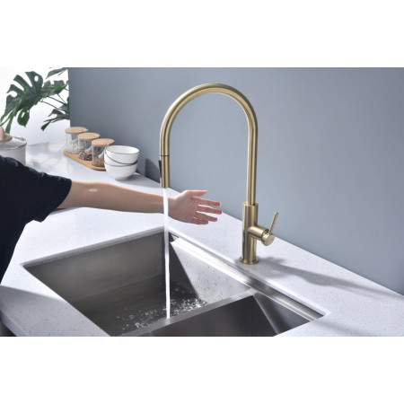 СмесительдлякухниSENSO,светлоезолото,Se215180-LG,Paulmark