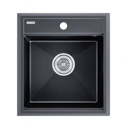 Мойка кварцевая STEPIA 45, IT-GRANIT, PM114651-BLM, черный металлик, 460х510, Paulmark Мойка кварцевая STEPIA 45, IT-GRANIT, PM114651-BLM, черный металлик, 460х510, Paulmark