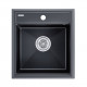 Мойка кварцевая STEPIA 45, IT-GRANIT, PM114651-BLM, черный металлик, 460х510, Paulmark Мойка кварцевая STEPIA 45, IT-GRANIT, PM114651-BLM, черный металлик, 460х510, Paulmark