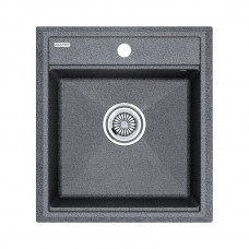 Мойка кварцевая STEPIA 45, IT-GRANIT, PM114651-DG, графит, 460х510, Paulmark