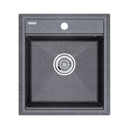 Мойка кварцевая STEPIA 45, IT-GRANIT, PM114651-DG, графит, 460х510, Paulmark