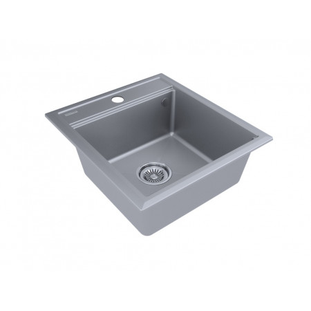 Мойка кварцевая STEPIA 45, IT-GRANIT, PM114651-GRM , серый металлик, 460х510, Paulmark Мойка кварцевая STEPIA 45, IT-GRANIT, PM114651-GRM , серый металлик, 460х510, Paulmark