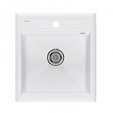 Мойка кварцевая STEPIA 45, IT-GRANIT, PM114651-WH , белый, 460х510, Paulmark