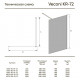 Душевая перегородка Veconi Korato KR-72 1100x2000 хром стекло прозрачное KR72-110-01-C8 Душевая перегородка Veconi Korato KR-72 1100x2000 хром стекло прозрачное KR72-110-01-C8