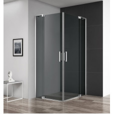 Душевой уголок Cezares SLIDER-AH-2-70/80-100/110-GRIGIO-Cr