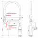 Смеситель для кухни ZORG Inox Magnit (SZR-1010 GRAFIT) графит Смеситель для кухни ZORG Inox Magnit (SZR-1010 GRAFIT) графит
