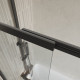 Шторка на ванну BelBagno LUCE-VF-11-80/145-C-NERO Шторка на ванну BelBagno LUCE-VF-11-80/145-C-NERO