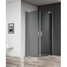 Душевой уголок Cezares SLIDER-R-2-80/90-GRIGIO-Cr