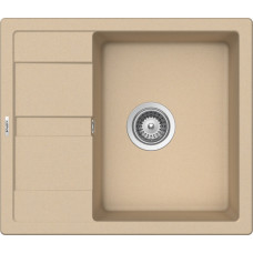Мойка кварцевая Schock Optima 45D Cristalite 580х500 лунный камень