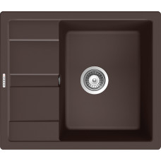 Мойка кварцевая Schock Optima 45D Cristalite 580х500 мокка