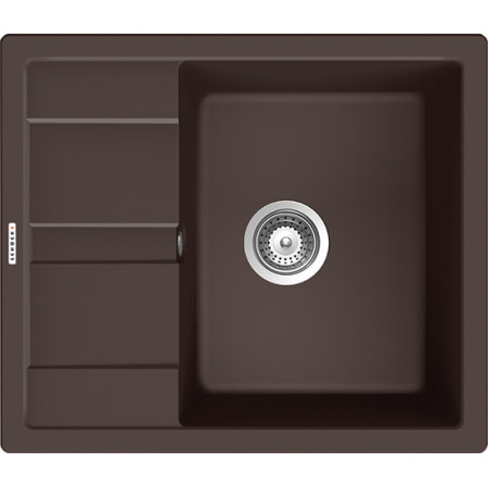 Мойка кварцевая Schock Optima 45D Cristalite 580х500 мокка Мойка кварцевая Schock Optima 45D Cristalite 580х500 мокка