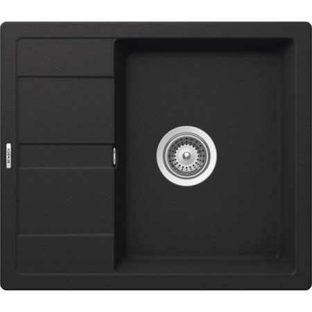 Мойка кварцевая Schock Optima 45D Cristalite 580х500 оникс