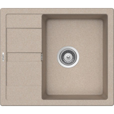 Мойка кварцевая Schock Optima 45D Cristalite 580х500 саббиа