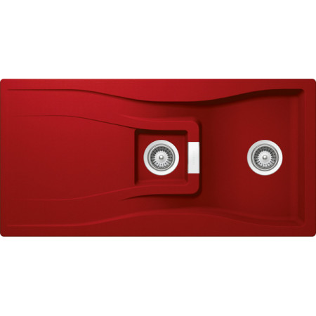 Мойка кварцевая Schock Waterfall 60D (D-150) Cristadur 1000х500 красный (rouge)