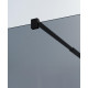 Душевая перегородка Cezares LIBERTA-L-2-80-GR-NERO чёрный профиль, стекло серое Душевая перегородка Cezares LIBERTA-L-2-80-GR-NERO чёрный профиль, стекло серое