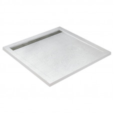Поддон из искусственного мрамора 80х80 Cezares TRAY-AS-A-80-30-W без сифона