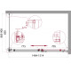 Душевой уголок BelBagno ACQUA-AH-1-150/90-C-Cr Душевой уголок BelBagno ACQUA-AH-1-150/90-C-Cr