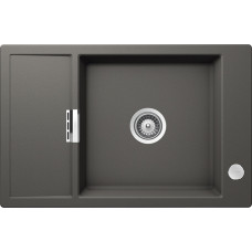 Мойка кварцевая Schock Eton 60 D Small Cristadur 780х510 серебристый камень