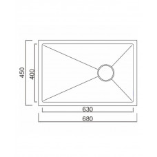 Мойка Seaman Eco Marino SMN-6845T-GL (Gun Light) (.A) - std.)