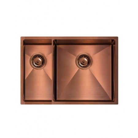 Мойка Seaman Eco Marino SME-575DL-CS (Copper Satin) доп. чаша слева Мойка Seaman Eco Marino SME-575DL-CS (Copper Satin) доп. чаша слева
