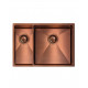Мойка Seaman Eco Marino SME-575DL-CS (Copper Satin) доп. чаша слева Мойка Seaman Eco Marino SME-575DL-CS (Copper Satin) доп. чаша слева