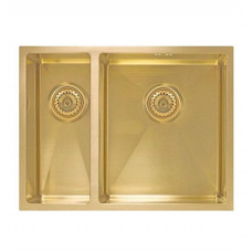 Мойка Seaman Eco Marino SME-575DL-GS (Gold Satin) доп. чаша слева