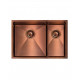 Мойка Seaman Eco Marino SME-575DR-CS (Copper Satin) доп. чаша справа Мойка Seaman Eco Marino SME-575DR-CS (Copper Satin) доп. чаша справа