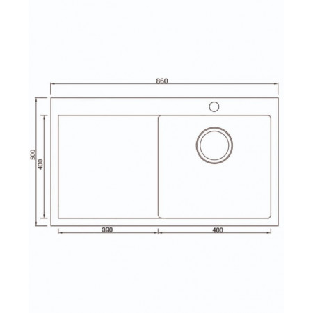 Мойка Seaman Eco Marino SMV-860LF (ØF=140mm) крыло слева Мойка Seaman Eco Marino SMV-860LF (ØF=140mm) крыло слева