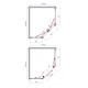 Душевой уголок BelBagno UNO-195-PH-2-100/80-C-Cr Душевой уголок BelBagno UNO-195-PH-2-100/80-C-Cr