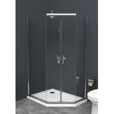 Душевой уголок BelBagno UNO-195-PH-2-100/80-C-Cr