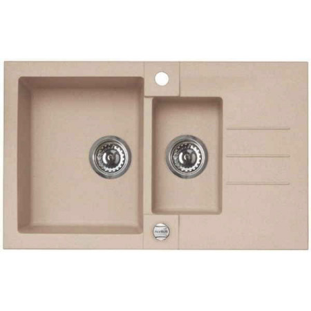 Мойка кварцевая Alveus Granital Rock 70 Beige-G55 (780 х 480) Бежевая Мойка кварцевая Alveus Granital Rock 70 Beige-G55 (780 х 480) Бежевая