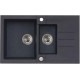 Мойка кварцевая Alveus Granital Rock 70 Carbon-G91 (780 х 480) Карбон