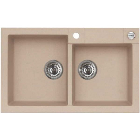 Мойка кварцевая Alveus Granital Rock 90 Beige-G55 (780 х 480) Бежевая Мойка кварцевая Alveus Granital Rock 90 Beige-G55 (780 х 480) Бежевая