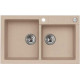 Мойка кварцевая Alveus Granital Rock 90 Beige-G55 (780 х 480) Бежевая Мойка кварцевая Alveus Granital Rock 90 Beige-G55 (780 х 480) Бежевая