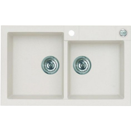 Мойка кварцевая Alveus Granital Rock 90 Arctic-G11 (780 х 480) Арктик Мойка кварцевая Alveus Granital Rock 90 Arctic-G11 (780 х 480) Арктик