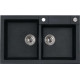 Мойка кварцевая Alveus Granital Rock 90 Carbon-G91 (780 х 480) Карбон